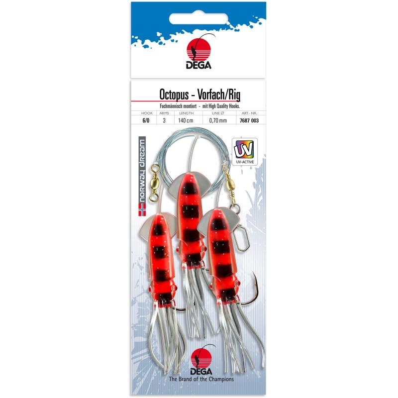 DEGA Vorfach, Octopus, 3 Arme