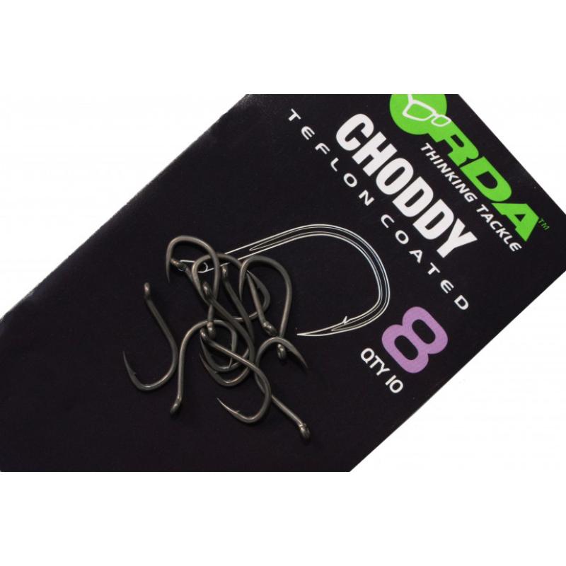 Korda Choddy haak- 10 St&uuml;ck Size 8