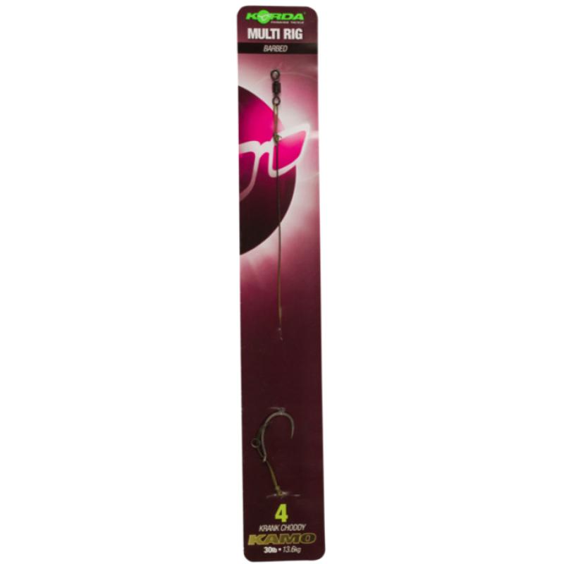 Korda Multi Rig Size 4 Krank Choddy Kamo 30lb