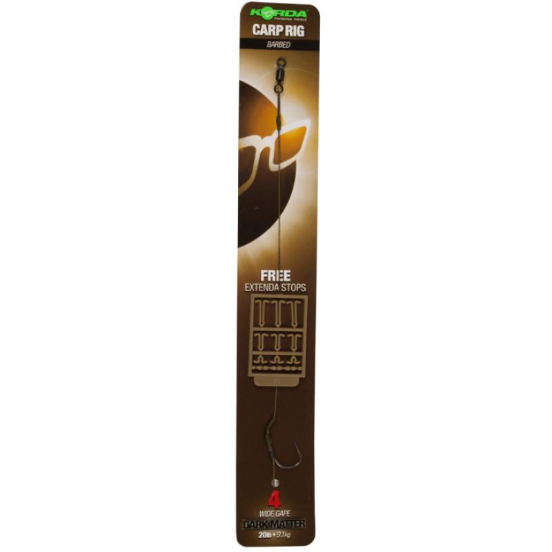 Korda Dark Matter Rig Barbless Size 2