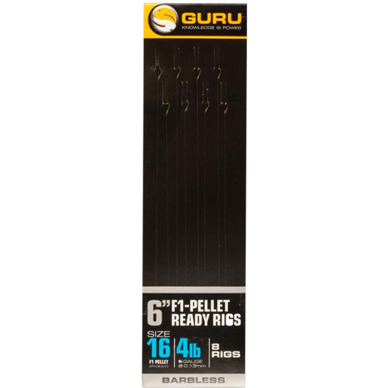 Produktbild Guru F1 Pellet Stippvorfach 6' #20x8 0.11mm