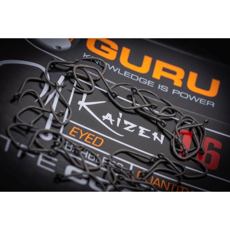 Guru Kaizen Eyed hook size 18 (Barbless/Eyed)