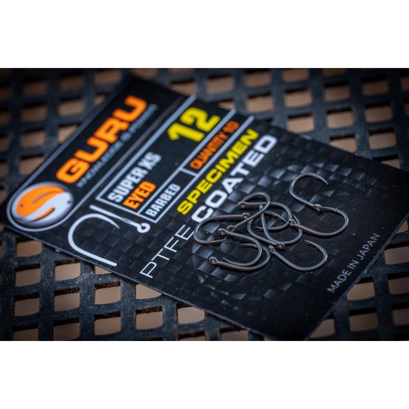 Guru Super XS Size 16 (Barbed/Eyed)