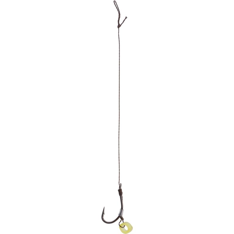 Method Feeder Rig mit Gummi Braid Maruseigo Haken Gr. 12/0.12mm/10cm 8St