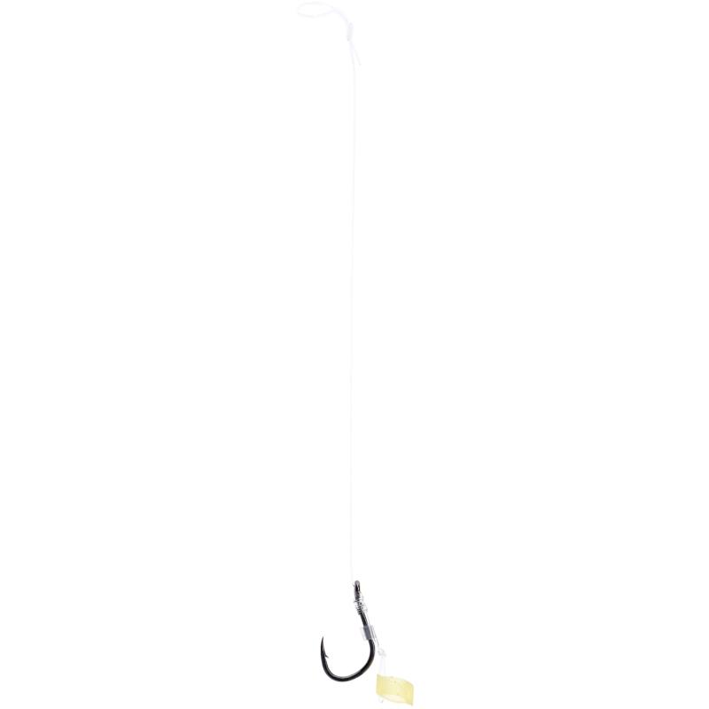 Method Feeder Rig mit Gummi Mono Chinu - Haken Gr. 10/0.23mm/10cm - 8St