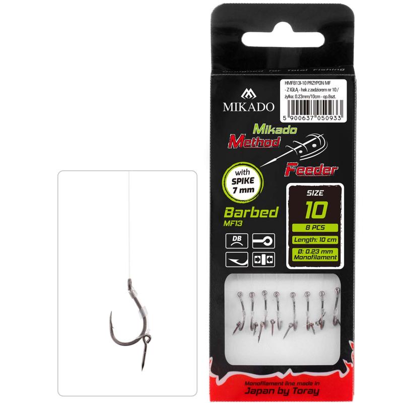 Produktbild Mikado Method Feeder Rig - With Needle - Haken 12 / Line: 0.23mm/10cm