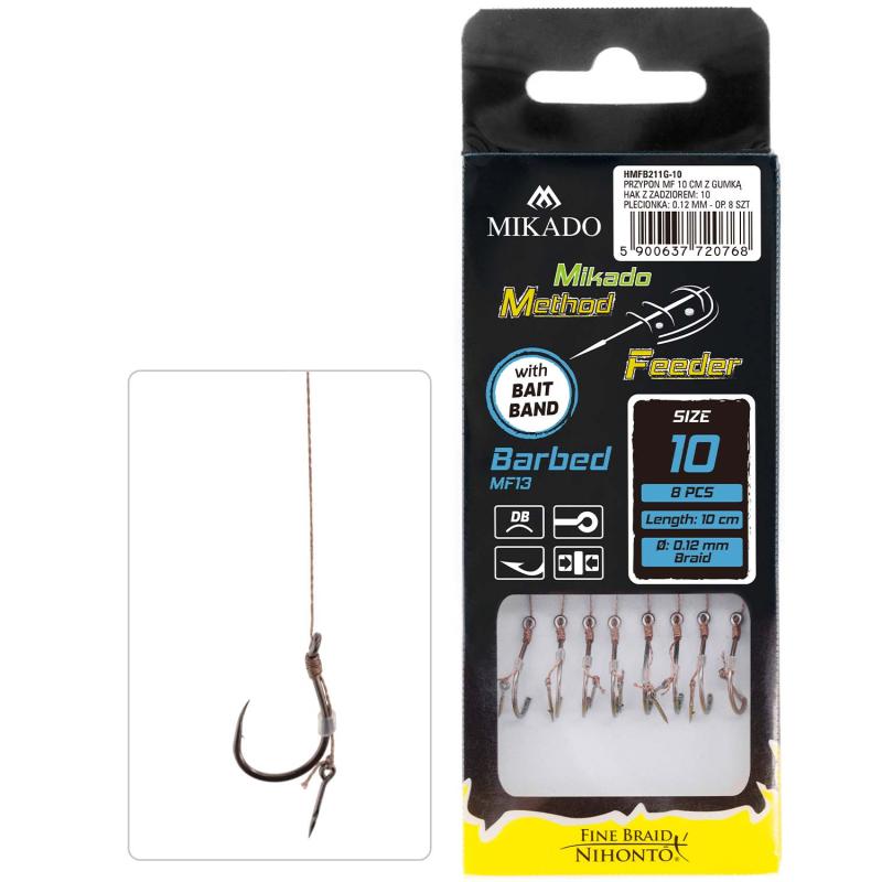Produktbild Mikado Method Feeder Rig - With Needle - #4 / Braided Line 0.16mm/10cm