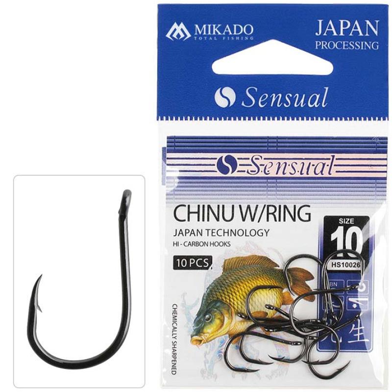 Mikado Haken Sensual Chinu W/Ring Nr. 4 Bn .