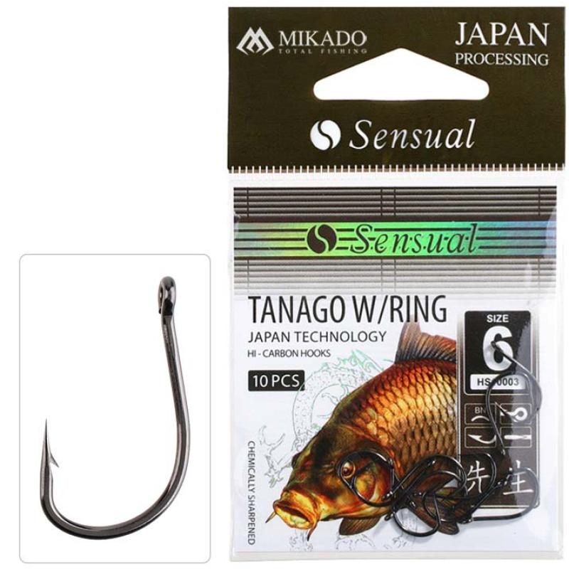 Produktbild Mikado Haken Sensual Tanago W/Ring Nr. 4 Bn .