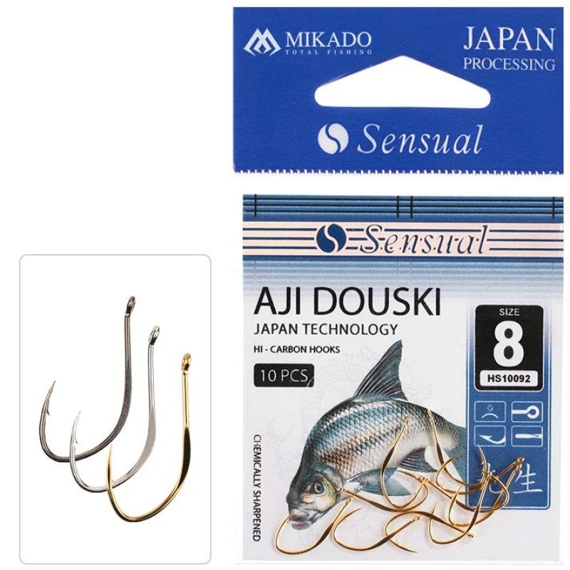 Produktbild Mikado Haken Sensual Aji Douski W/Ring Nr. 10 Bn.