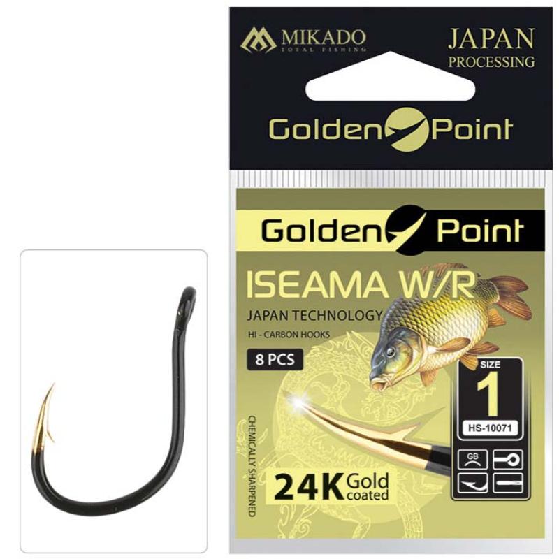 Produktbild Mikado Haken Golden Point Iseama W/R Nr. 2 Gb .