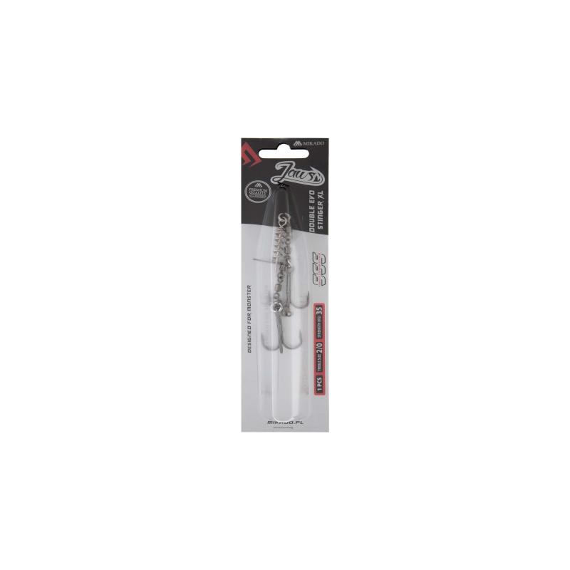 Mikado Jaws Double Evo Stinger Xl 35Kg Nr. 2/0