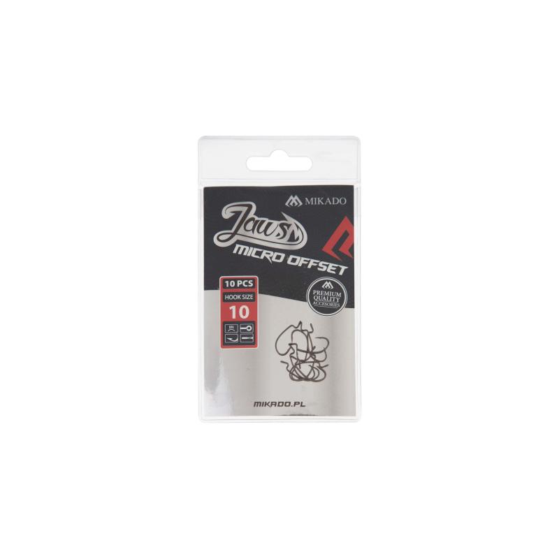 Mikado Haken - Jaws Micro Offset Nr. 10 - 10 Stck.