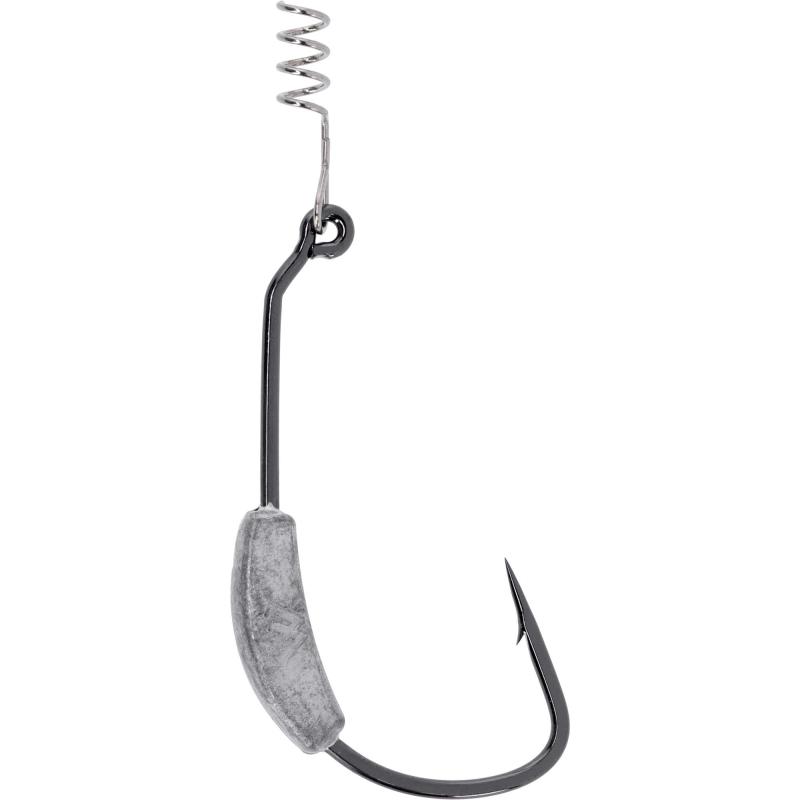 Mikado Haken - Jaws Offset Mit Schraube Und Blei 7G Nr. 4/0 - 3 Stck.