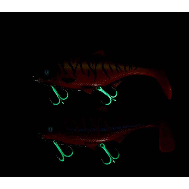 Mikado Jaws Double Evo Stinger Fluo Xl - 35Kg - Nr. 2/0