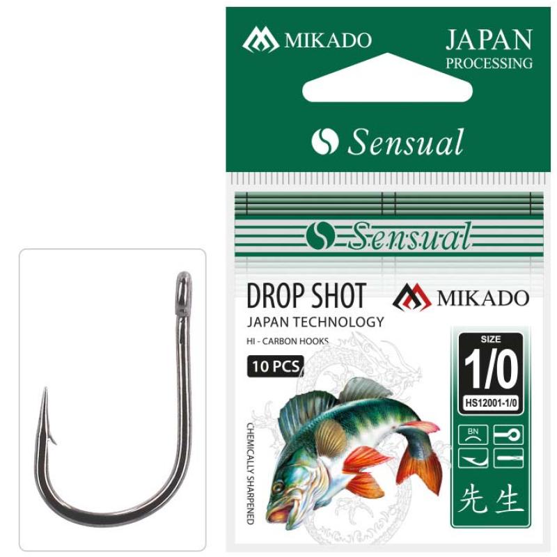 Mikado Haken - Sensual - Drop Shot Nr. 1/0 Bn - 10 Stck.