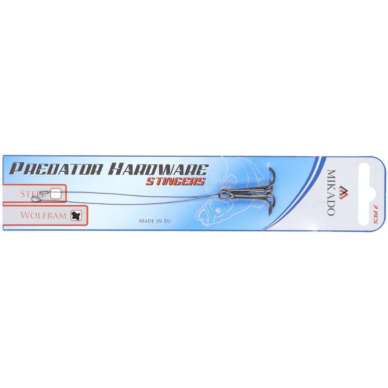 Mikado Stinger - Ph Tungsten - 5cmx8Kg - Drillingshaken: 4 - 2 Stck.