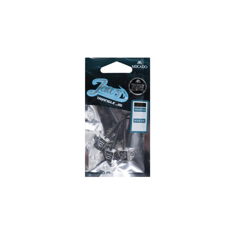 Mikado Jig Head Jaws Dreieckig 4G-4/0 Bn 3 Stck.