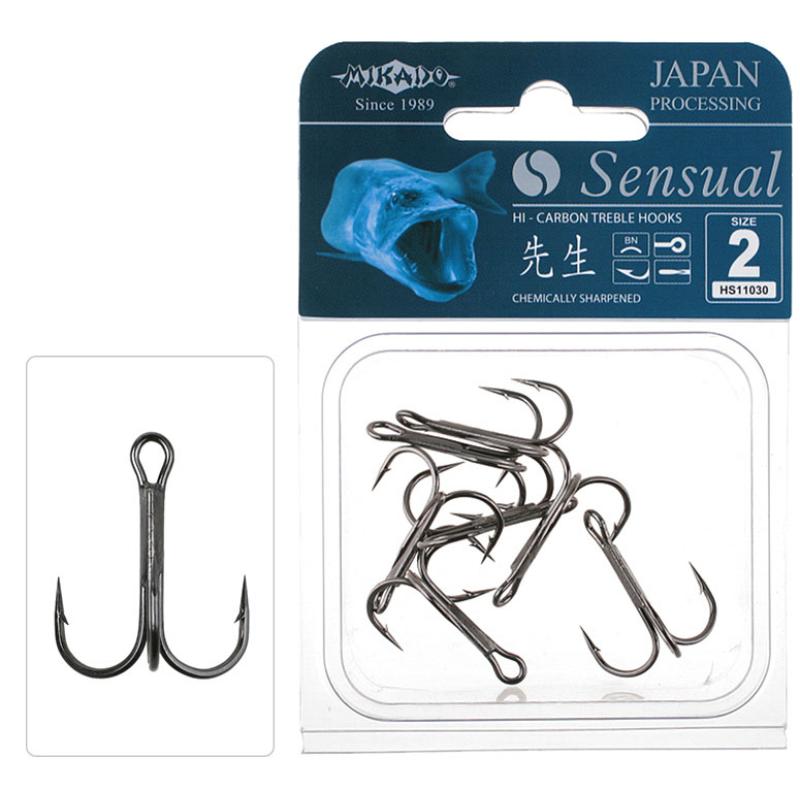 Mikado Drillingshaken Sensual Round Nr. 2/0 Bn 5 Stck.