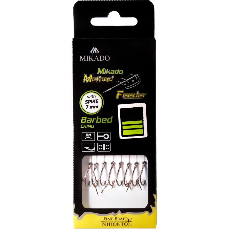 Mikado Mf Rig 10 Cm W/Spike Barbed Hook: 14 / Braid: 0.10 Mm Pcs.8