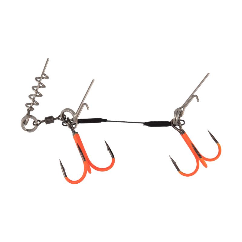 Produktbild Mikado Stinger Titanium Jaws Double Evo Titanium Uv 25Kg Drilling 1/0 , 1