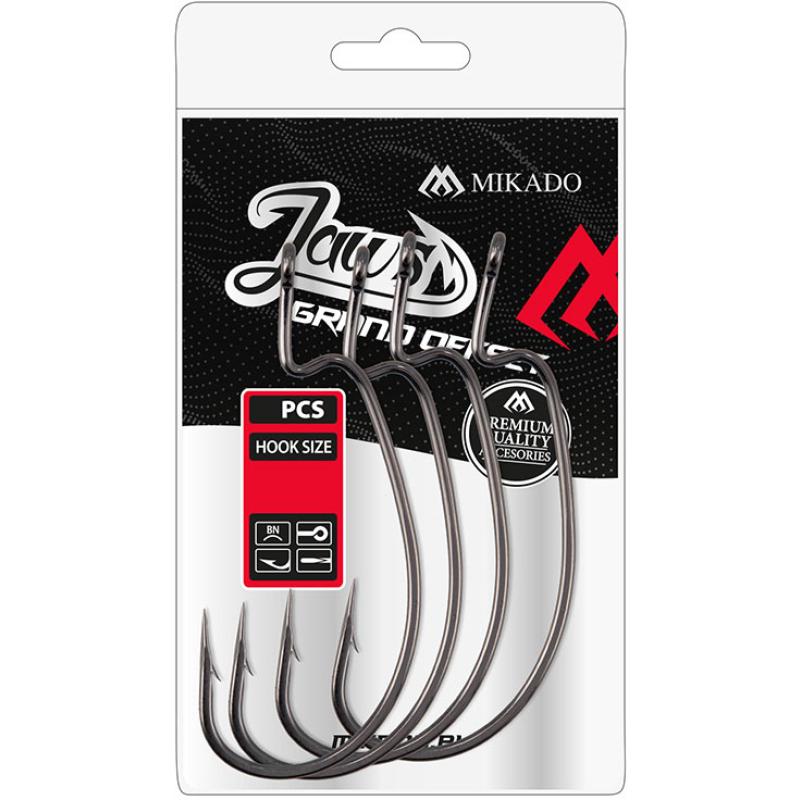 Mikado Haken Jaws Grand Offset Nr 8/0 4 Stck.