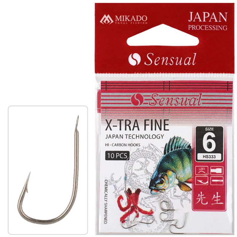 Mikado Haken Sensual X-Tra Fine Nr. 12 Lbr 10 Stck.