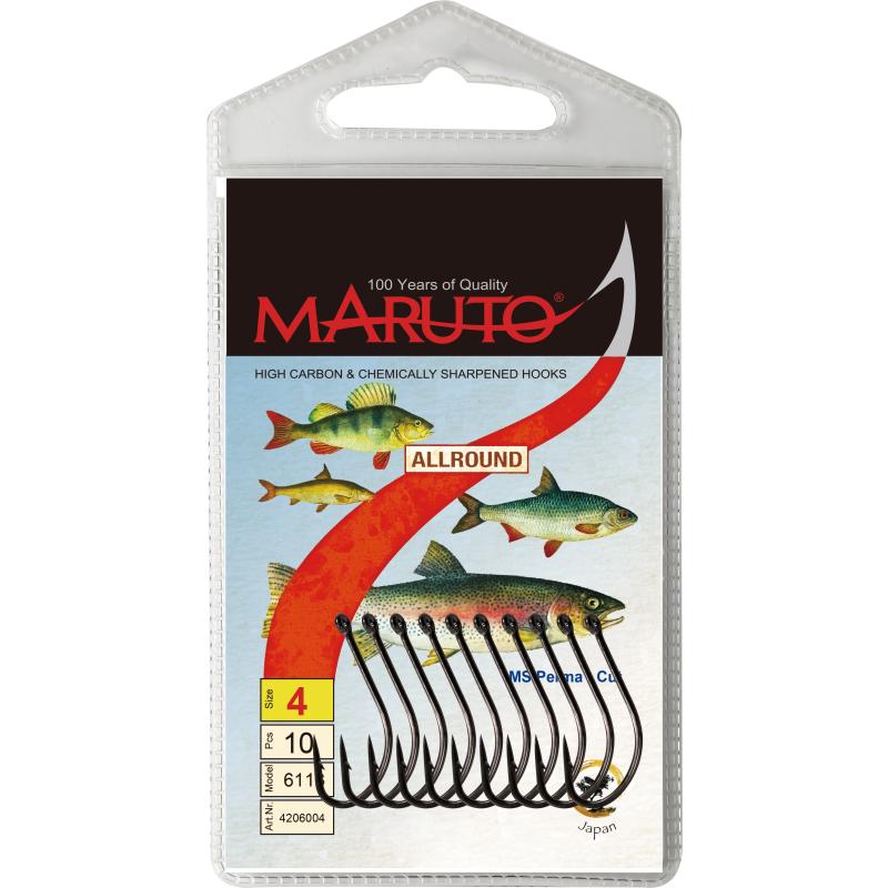 Maruto Maruto Unicut Haken mit &Ouml;hr gunsmoke Gr&ouml;&szlig;e 2 SB9