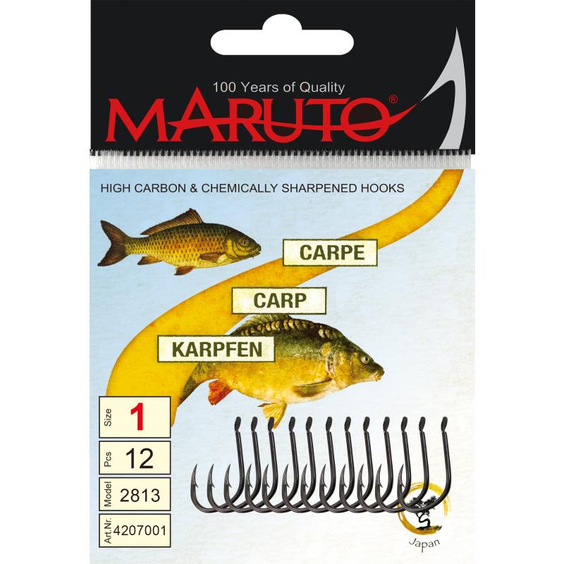 Maruto Maruto Karpfenhaken gunsmoke Gr&ouml;&szlig;e 1 SB12