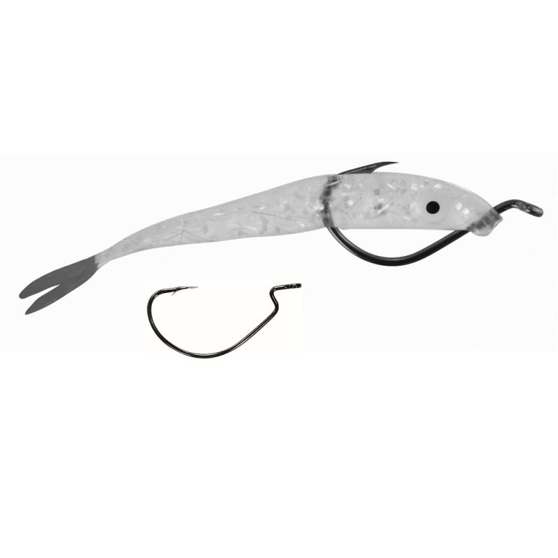 Maruto Maruto Wide Gap Plus Haken mit &Ouml;hr gunsmoke Gr&ouml;&szlig;e 3/0 SB5