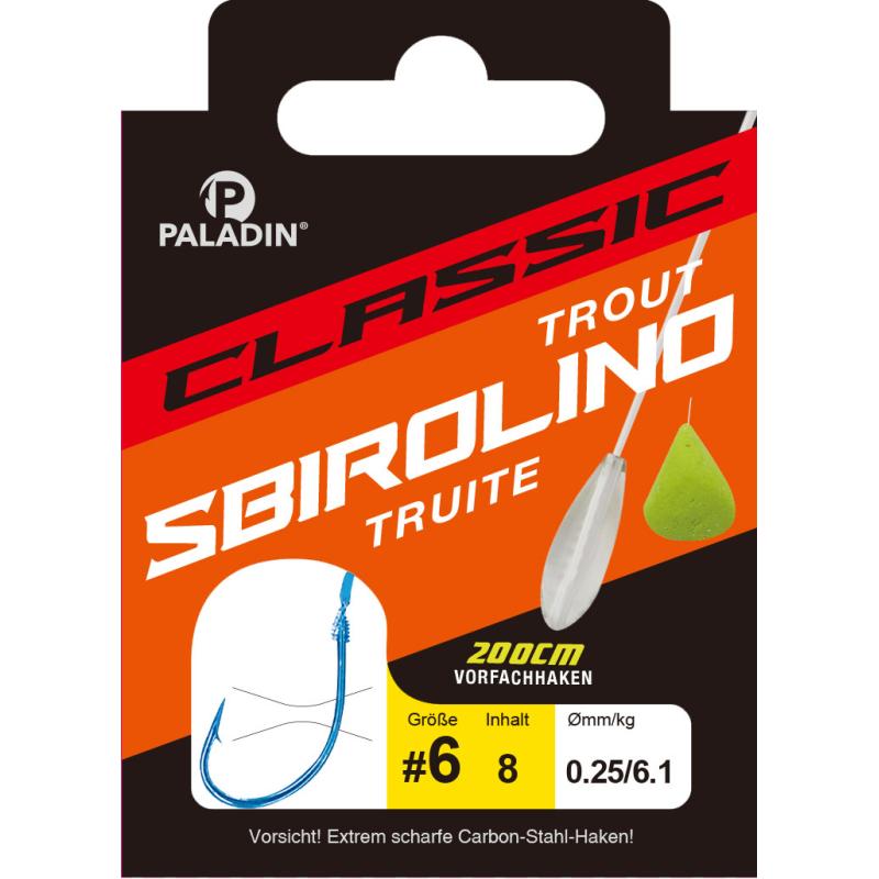 Paladin Classic Forelle gebunden 200cm blau Gr.6 0,25mm 6,1kg 8St.