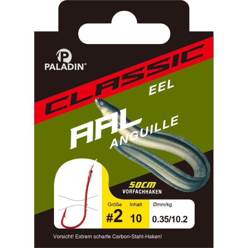 Produktbild Paladin Classic Aal gebunden 50cm rot Gr.8 0,28mm 6,9kg 10St.