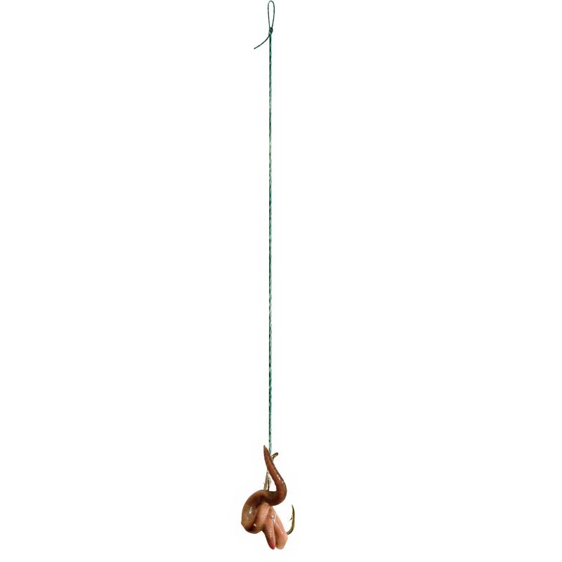 Paladin Classic Wurm gebunden 50cm br&uuml;niert Gr.6 0,15mm 9,7kg 4St.