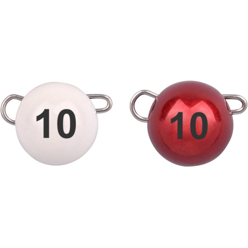 SPRO TG BOTTOM JIG White, Red 5g 2 St&uuml;ck