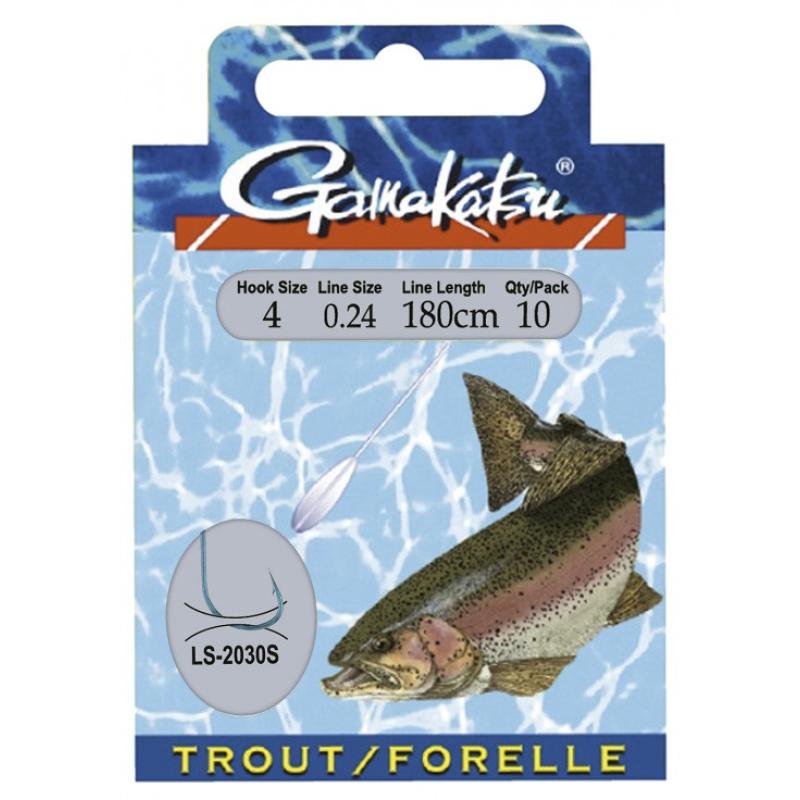 Gamakatsu Bkd-Forelle Sbiro 2030S 120cm Hakengr&ouml;&szlig;e 8