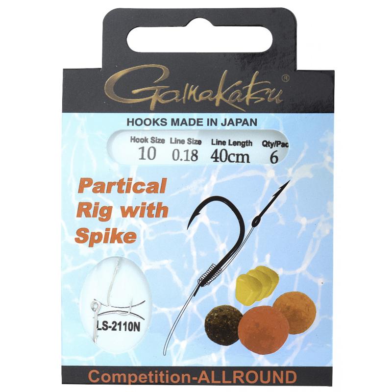 Gamakatsu Bkd-Partikel Rig/Spike 40cm Hakengr&ouml;&szlig;e 10