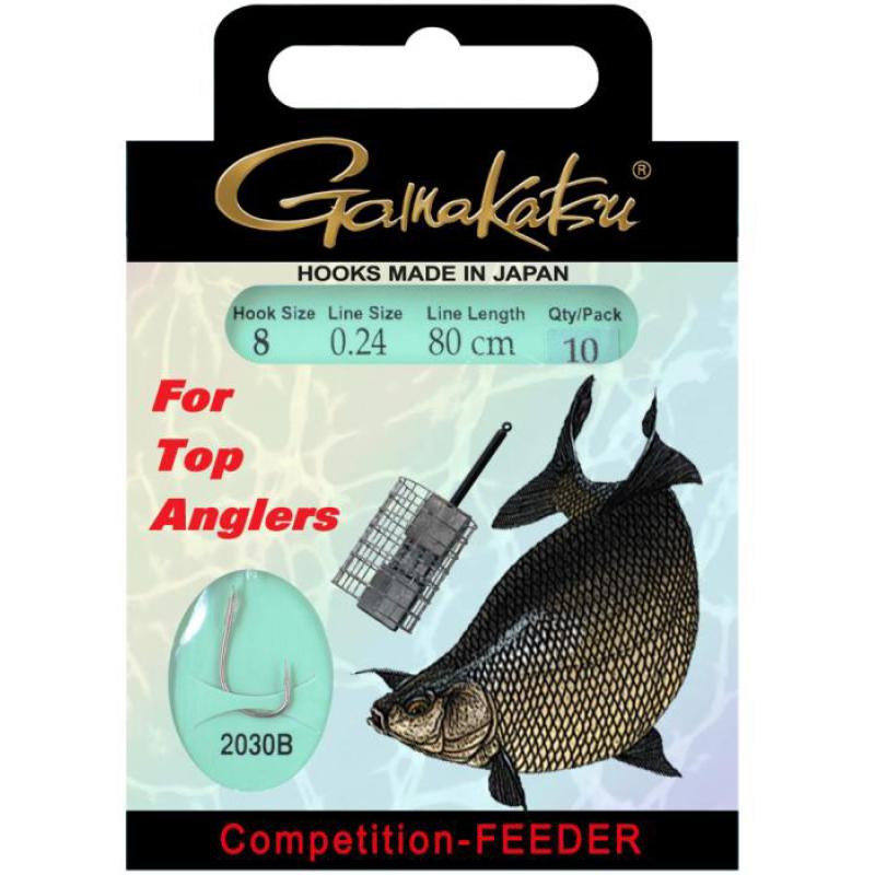 Gamakatsu Bkd-2030B Feeder Stark 80cm Hakengr&ouml;&szlig;e 6