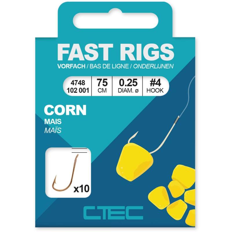 Ctec Fast Rigs Corn 75cm #10-0.20mm