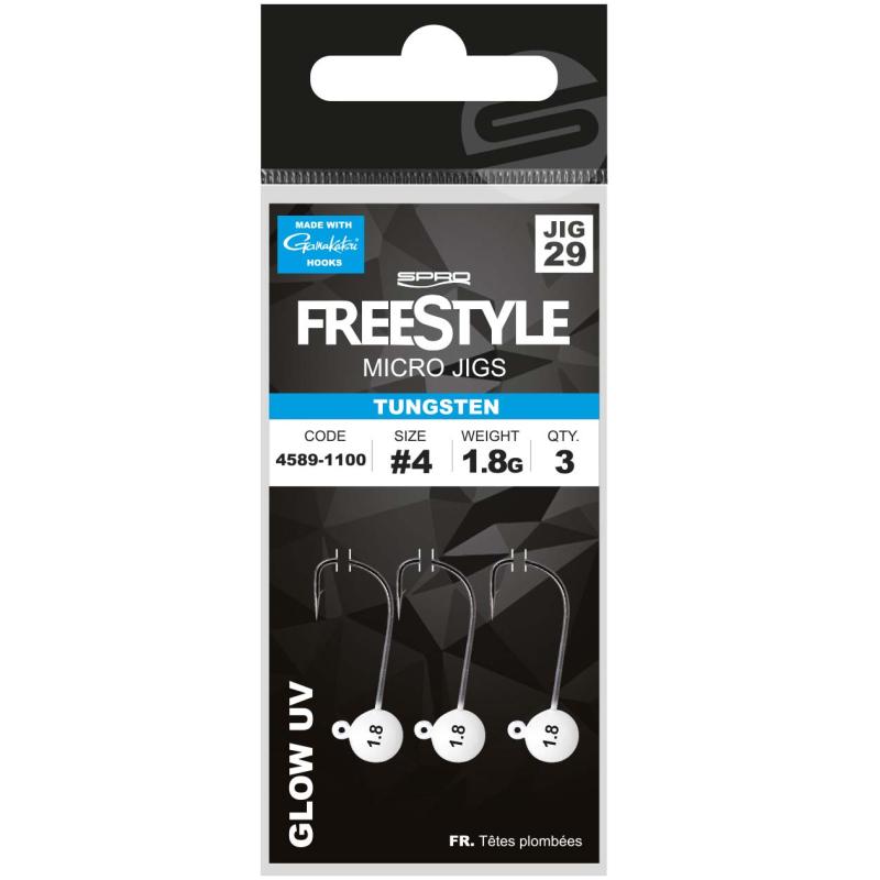 Spro Tungsten Micro Jig29 Glow 3.5G #2