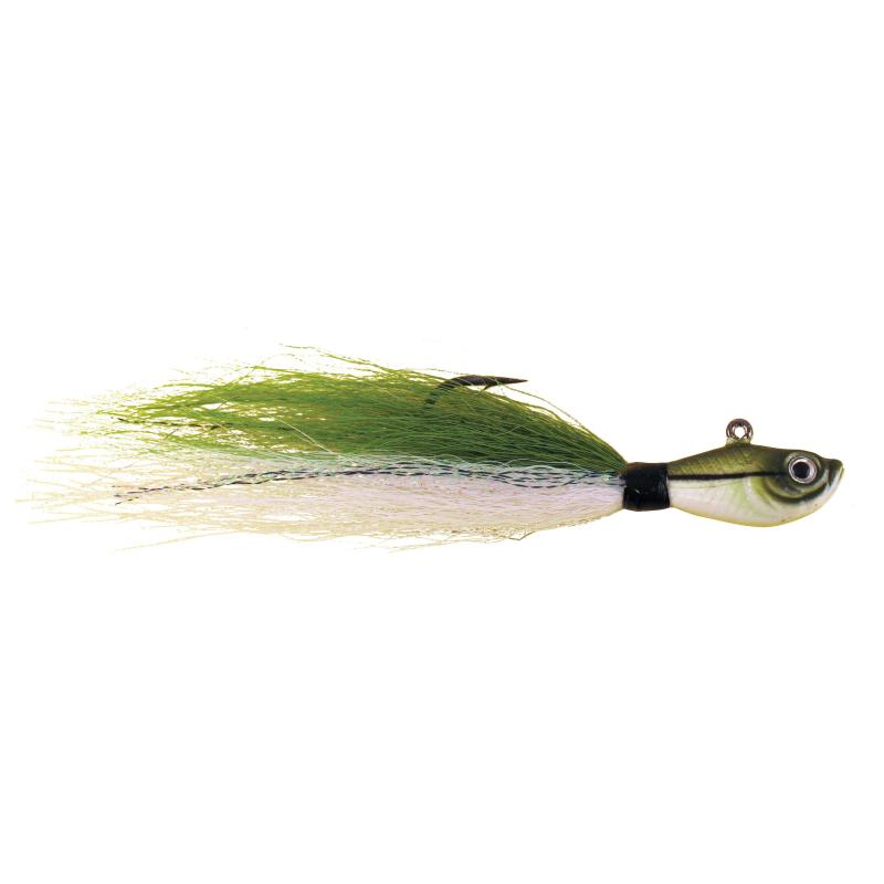 Spro Bucktail Jig Sand Eel Grn 1oz 6/0