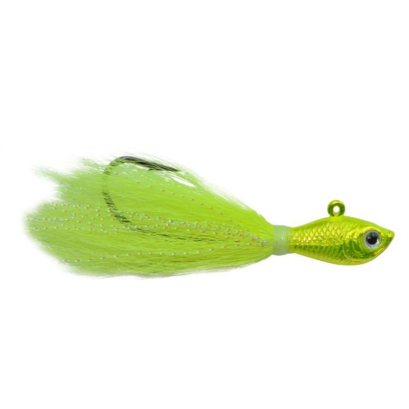 Spro Bucktail Jig Chrome Chart 3oz 8/0