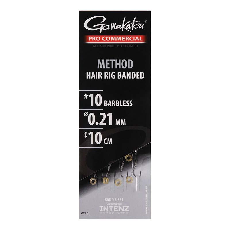 Gamakatsu Method- Hair Rig Band #10-0,21mm 10cm