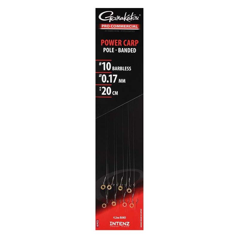 Gamakatsu Power Carp- Pole Banded #16-0,14mm 20cm