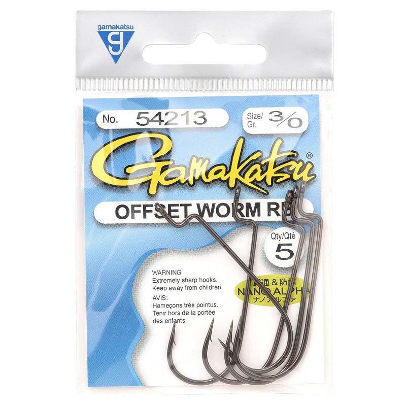 Gamakatsu Worm Offset Rb Nano Alpha 3/0