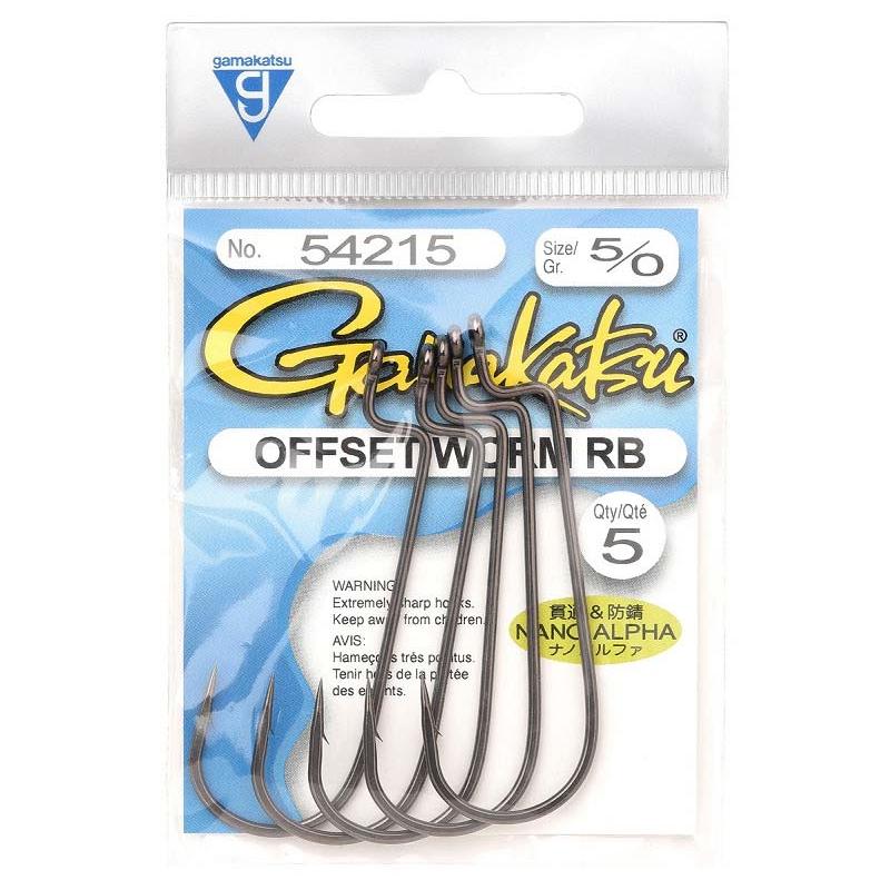 Gamakatsu Worm Offset Rb Nano Alpha 5/0