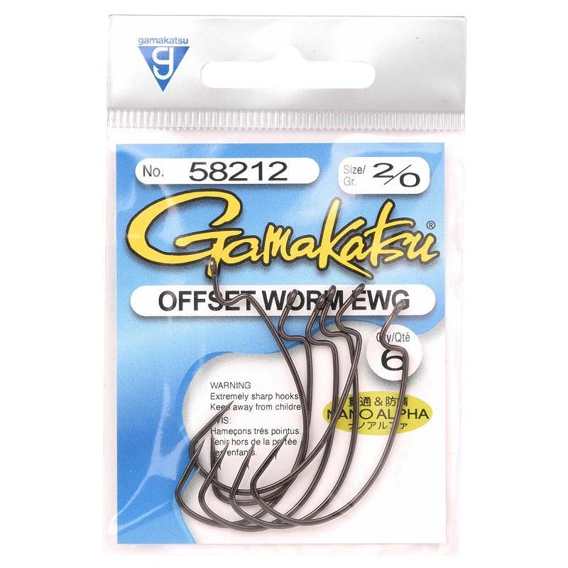 Gamakatsu Worm Offset Ewg Nano Alpha 2/0