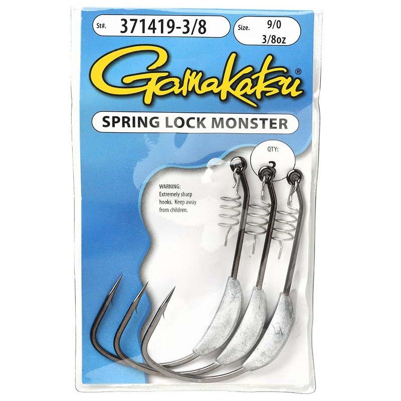 Gamakatsu Spring Lock Monster 9/0-3/8