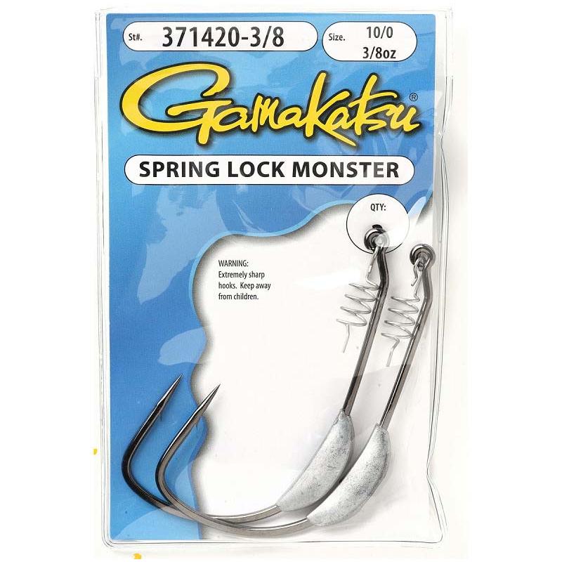 Gamakatsu Spring Lock Monster 10/0-3/8