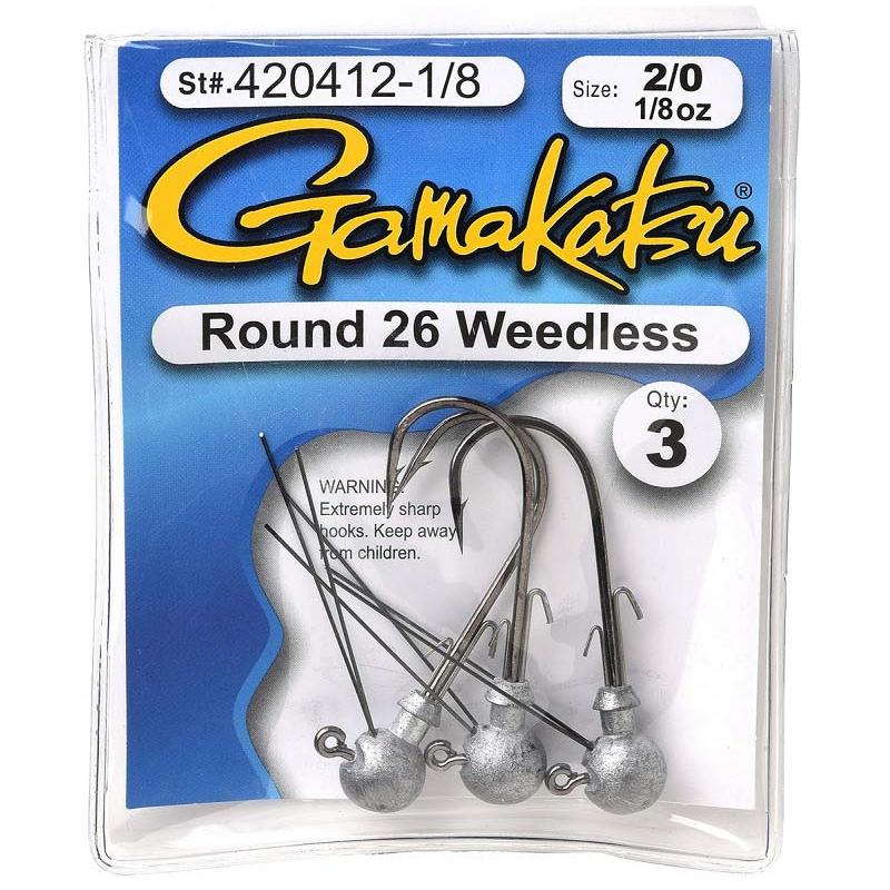 Gamakatsu Round 26 Weedless 2/0-1/8