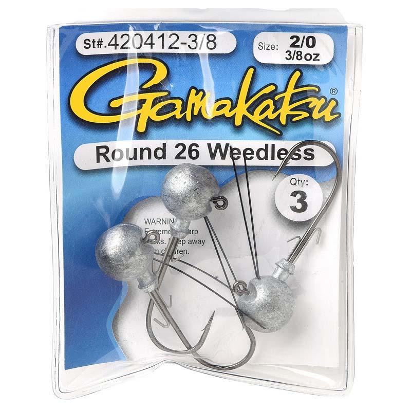 Gamakatsu Round 26 Weedless 2/0-3/8